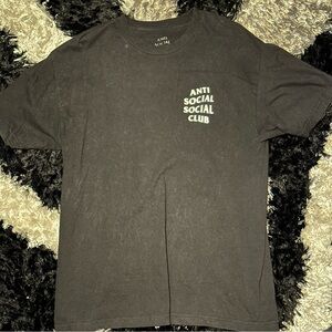 Anti Social Social Social Club KKoch Tee Black